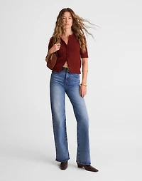 The Wide-Leg Jean in Super Stretch