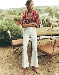 Flared Wide-Leg Crop Jeans | Madewell