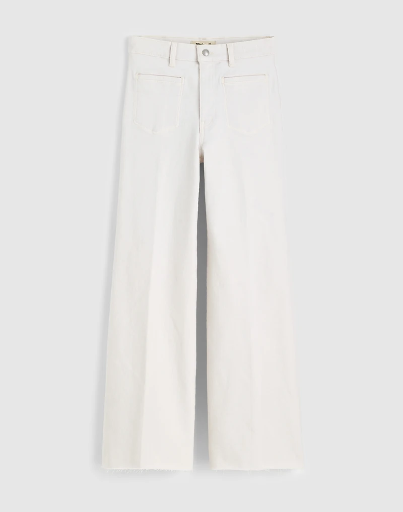 Flared Wide-Leg Crop Jeans | Madewell
