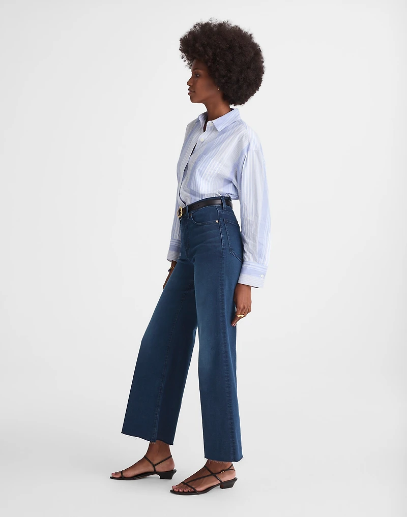 The Flared Wide-Leg Crop Jean | Madewell