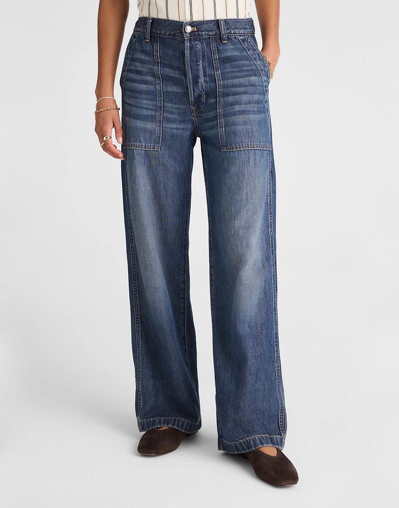 The Low-Slung Baggy Jean Airy Denim | Madewell