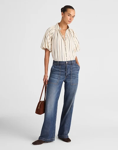 The Low-Slung Baggy Jean Airy Denim | Madewell
