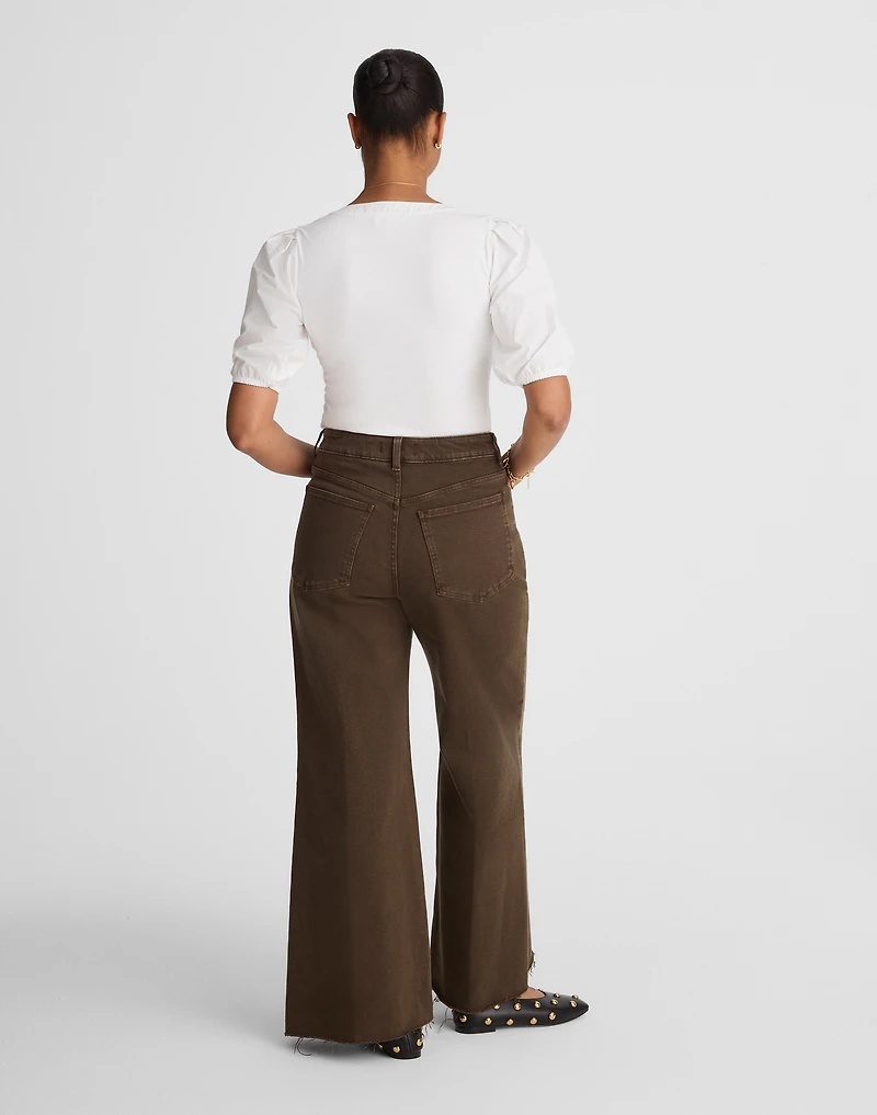 The Curvy Flared Wide-Leg Crop Jean | Madewell