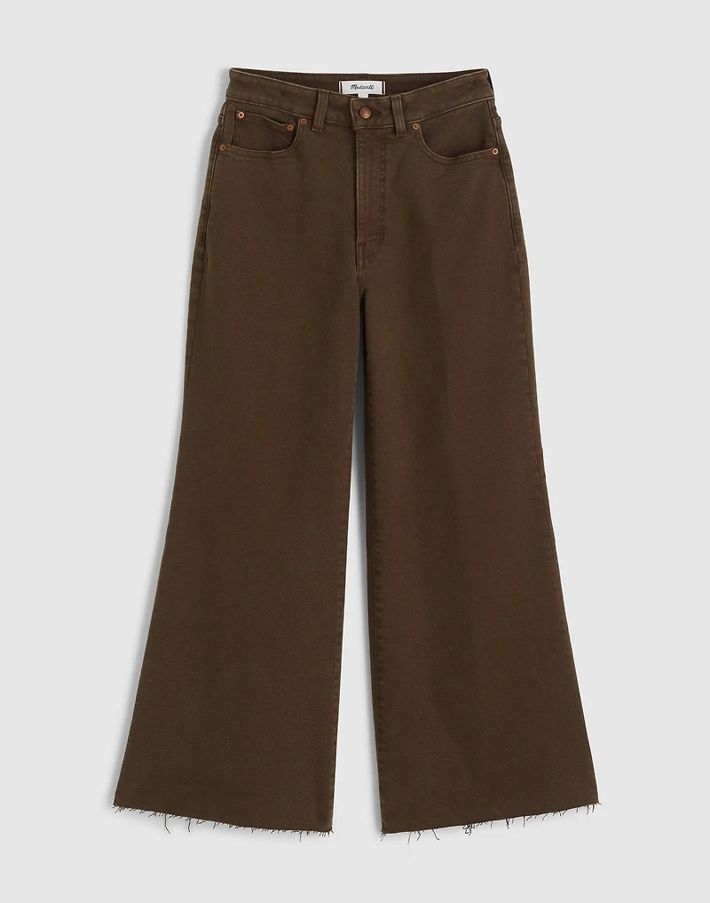The Curvy Flared Wide-Leg Crop Jean | Madewell