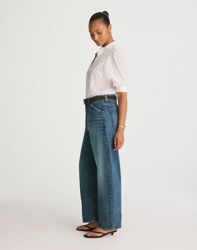 The Curvy Balloon Jean Greendale Wash | Madewell