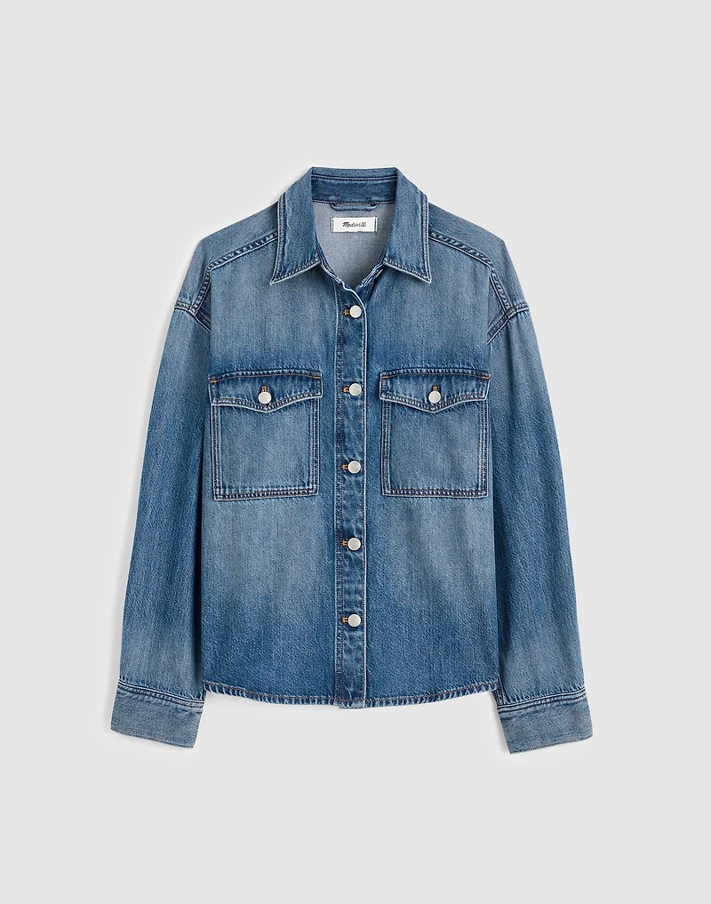 Denim Oversized Shirt-Jacket | Madewell