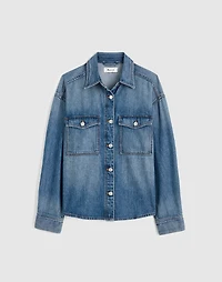 Denim Oversized Shirt-Jacket | Madewell