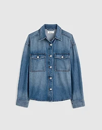 Denim Oversized Shirt-Jacket | Madewell