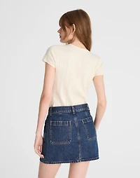 The Emmett Mini Skirt Greendale Wash | Madewell