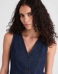 Denim Cutaway Vest | Madewell