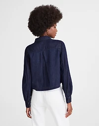 Denim Patch Pocket Button-Up Top | Madewell