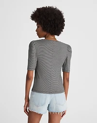Puff-Sleeve Scoopneck Tee | Madewell