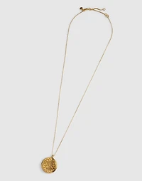 Engraved Locket Pendant Necklace | Madewell