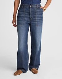 The Curvy Low-Slung Baggy Jean Airy Denim | Madewell
