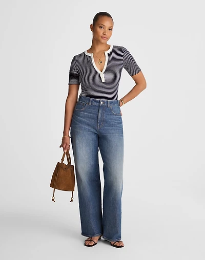 The Curvy Perfect Vintage Wide-Leg Jean | Madewell