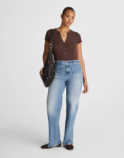 The Curvy Emmett Wide-Leg Jean | Madewell