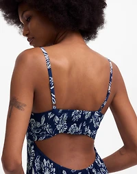 Textured Maxi Slip Dress Floral | Madewell