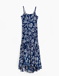 Textured Maxi Slip Dress Floral | Madewell