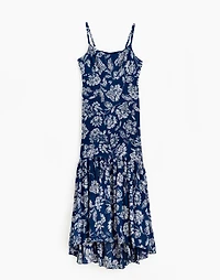 Textured Maxi Slip Dress Floral | Madewell