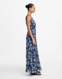 Sheer V-Neck Maxi Dress Floral | Madewell