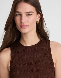 The Melody Smocked Mini Dress | Madewell