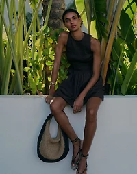 The Melody Smocked Mini Dress | Madewell