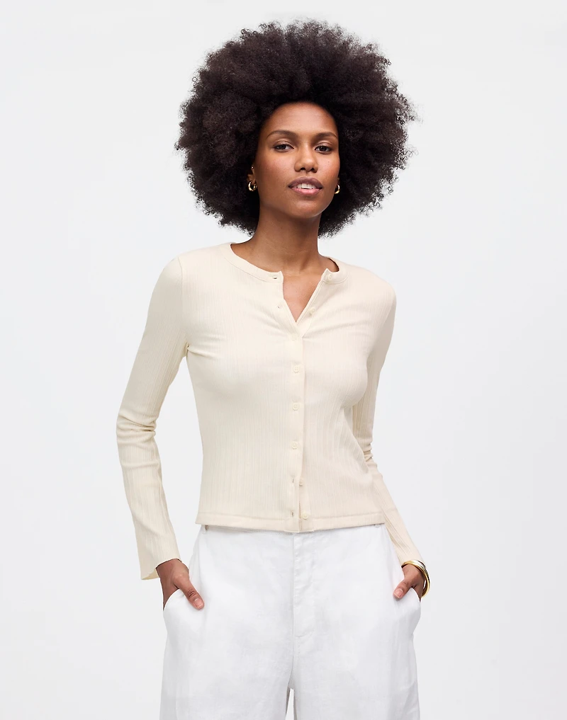 Flared-Sleeve Cardigan | Madewell