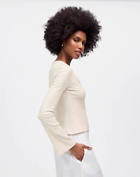 Flared-Sleeve Cardigan | Madewell