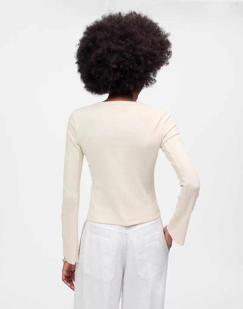 Flared-Sleeve Cardigan | Madewell