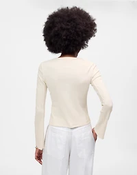 Flared-Sleeve Cardigan | Madewell