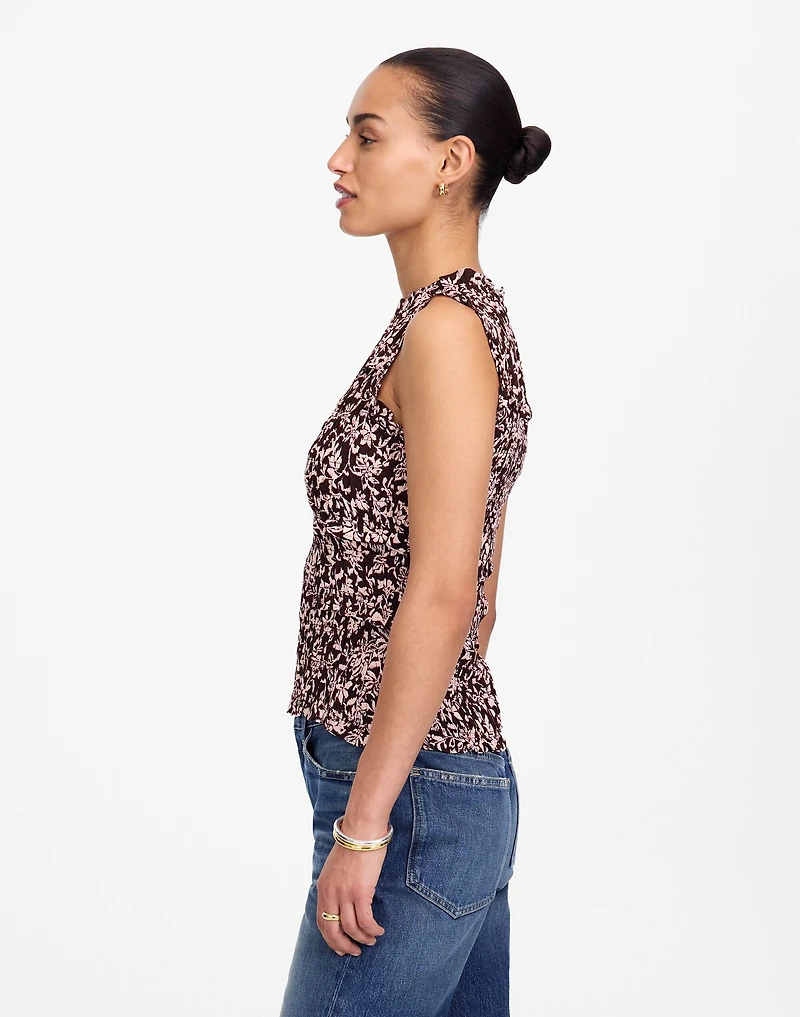 Ruffled Smocked Top in Floral | Madewell