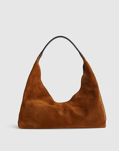 The Mylie Shoulder Bag Italian Suede | Madewell