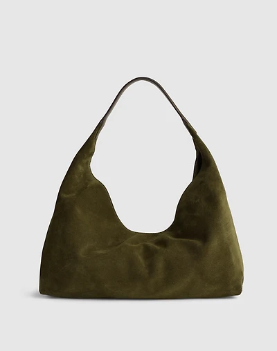 The Mylie Shoulder Bag Italian Suede | Madewell