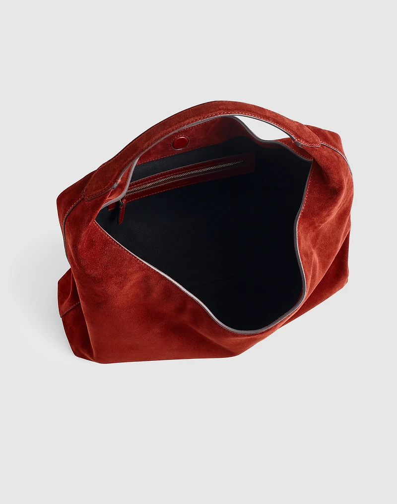 The Mylie Shoulder Bag Italian Suede | Madewell