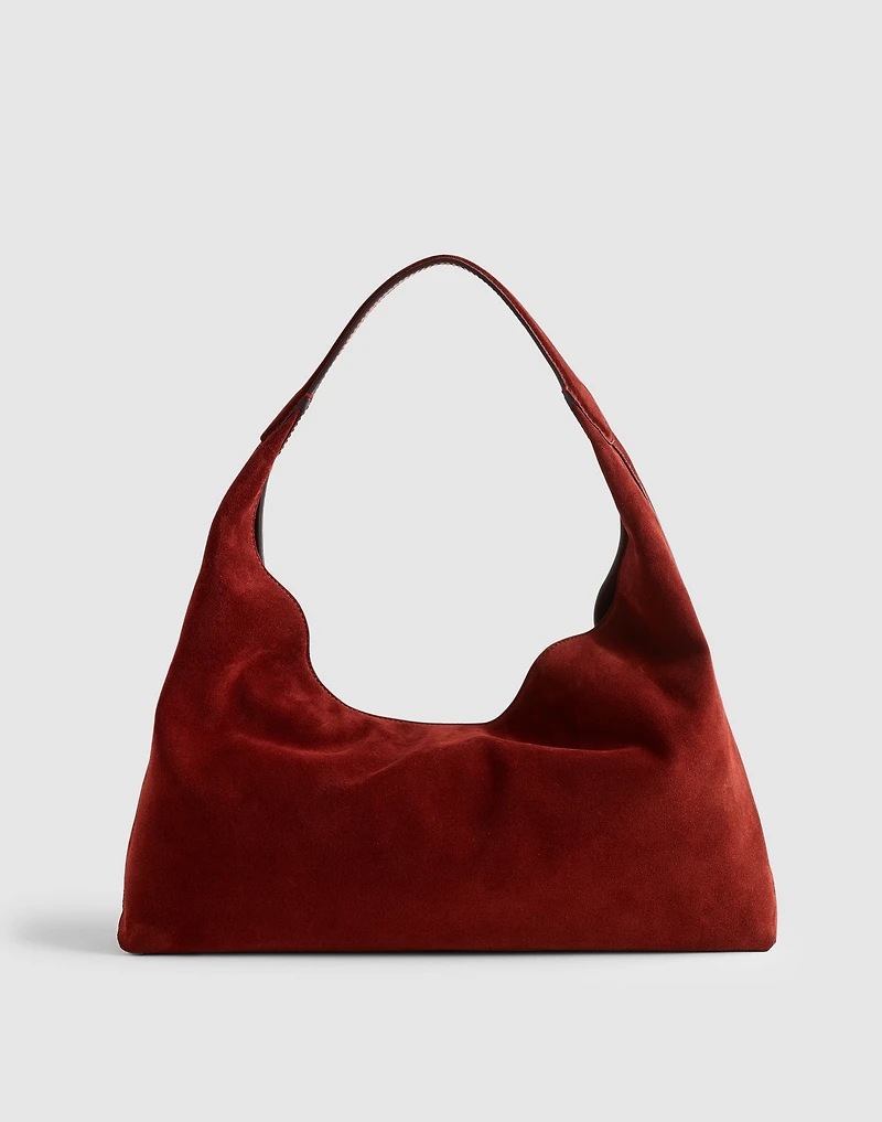 The Mylie Shoulder Bag Italian Suede | Madewell
