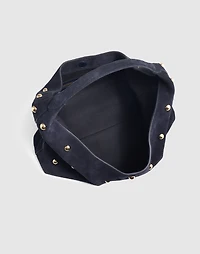 The Mylie Shoulder Bag in Studded Suede | Madewell