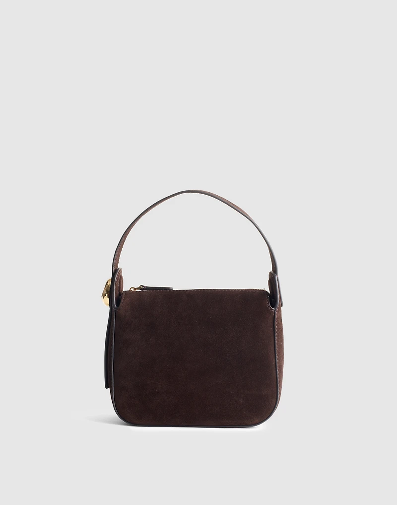 The Sculpted Metal Wristlet Bag | Madewell