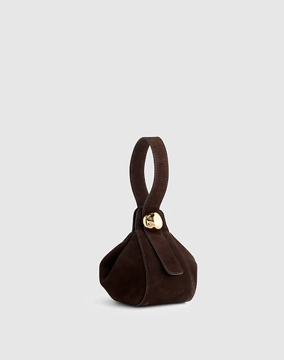 The Sculpted Metal Wristlet Bag | Madewell