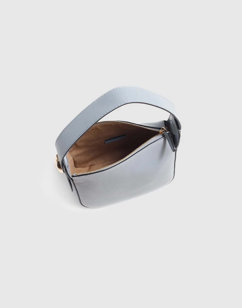 The Sculpted Metal Wristlet Bag | Madewell