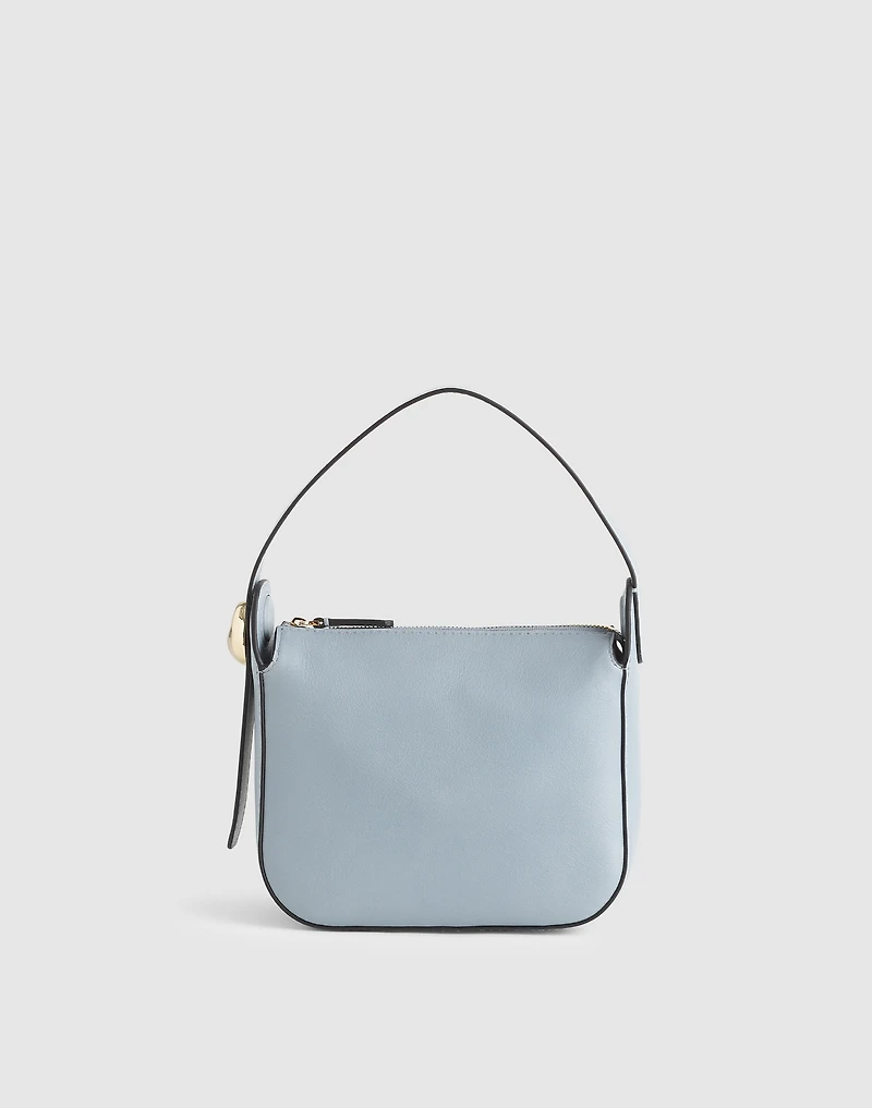 The Sculpted Metal Wristlet Bag | Madewell
