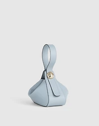 The Sculpted Metal Wristlet Bag | Madewell