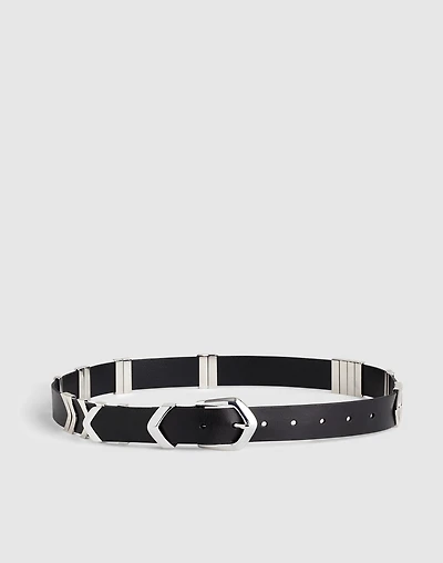 Angular Buckle Belt Leather | Madewell