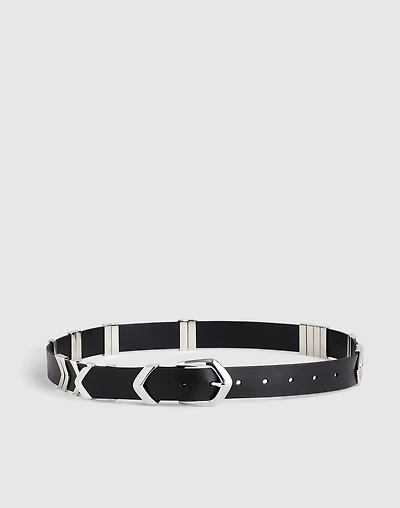 Angular Buckle Belt Leather | Madewell