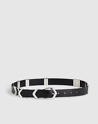 Angular Buckle Belt Leather | Madewell