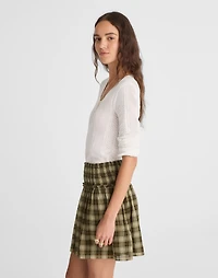 Smocked-Waist Mini Skirt 100% Cotton | Madewell