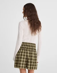 Smocked-Waist Mini Skirt 100% Cotton | Madewell