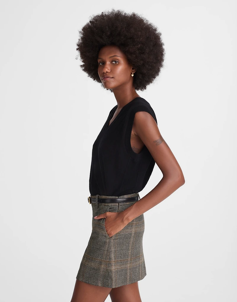 Suiting Mini Skirt in Plaid | Madewell