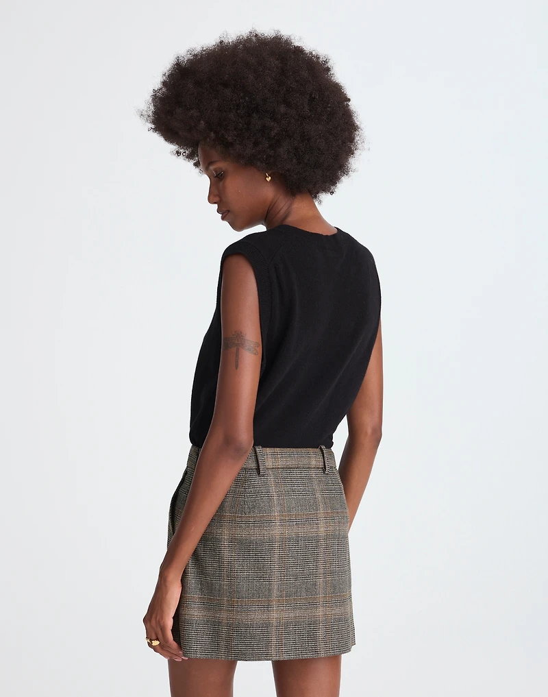 Suiting Mini Skirt in Plaid | Madewell