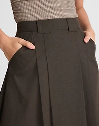 Pleated Midi Skirt | Madewell