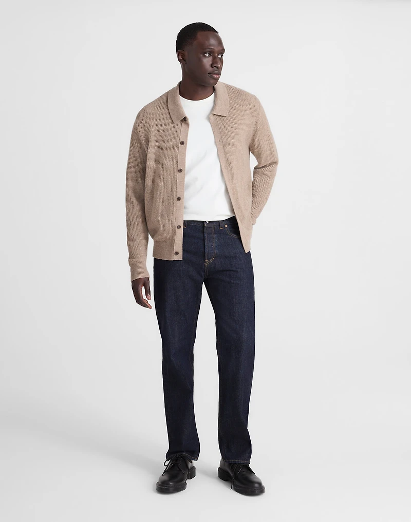 Merino Wool Collared Cardigan | Madewell